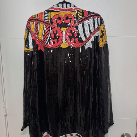 NWT NASTY GYAL COUNTRY STAR SEQUIN SHIRT SIZE US14 - Picture 4 of 6